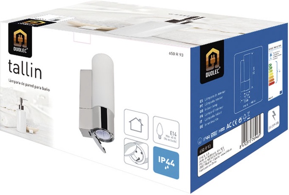 Aplique de Ba�o Duolec Tallin E14